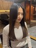 【韓国美髪◎】透明感カラー＋髪質診断TR付き