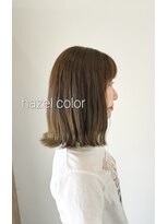 サロン(SALON)&nbsp;切りっぱなしロブのヘーゼルベージュ　～Akari～