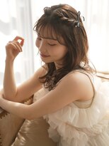 アンダーバーホワイト 鳳店(_WHITE)&nbsp;艶髪/透明感ブラウン/コテ巻きカール/レイヤーカット