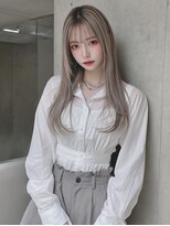サロンドアイ(salon de i)&nbsp;ナチュラルロングレイヤー × ミルクティーベージュ