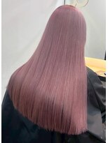 ベレーザ 川越(Beleza)&nbsp;ba14342_ピンクベージュハイトーンカラー艶髪髪質改善ストレート