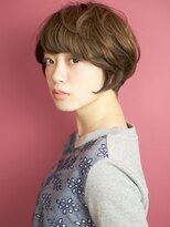 ベック ヘアサロン(BEKKU hair salon)&nbsp;ナチュラルフェミニンな丸いシルエットのショートボブ♪