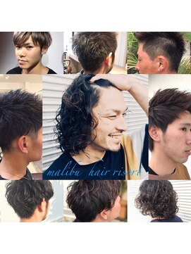 マリブ ヘアリゾート みどり店(malibu hair resort) メンズコレクション