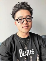 コンチネンタルヘア(continental hair)&nbsp;アップバングパーマ