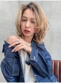 【Kate 大宮】外人風カラー×ハイトーンウルフ