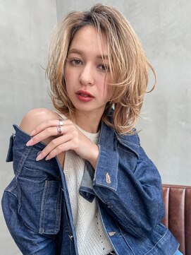 ケイト(kate) 【Kate 大宮】外人風カラー×ハイトーンウルフ