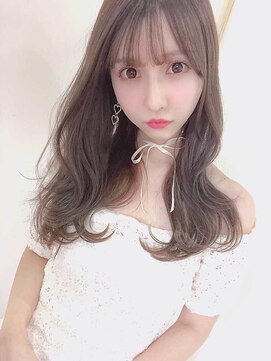 テオ(Theo) Theo /エメラルドアッシュ/ 巻き髪風パーマ/セミロング