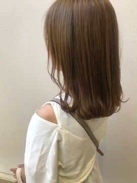 モルニ(MORNI) マロンベージュ_マロンベージュ Aラインボブ かきあげ