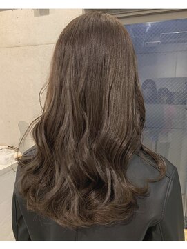 ローウェ 表参道(Louwe) ラベンダーベージュ/透明感カラー