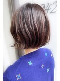《knit銀座》大人可愛い20代30代40代ショートボブ丸み前下がり