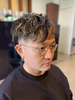 グッドマン バーバーショップ センリ(goodman barbar shop SENRI) 無造作パーマ×マッシュ風