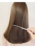 さらっさら☆ツヤストレート/フレンチガーリー/うる艶髪/マロン