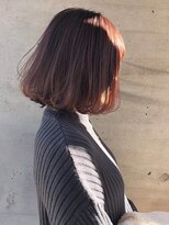 アース 三木店(HAIR & MAKE EARTH)&nbsp;20代30代小顔ひし形ふんわりデジタルパーマ前下がりショートボブ