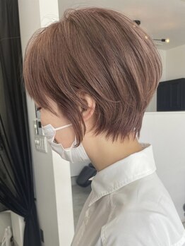 レシピ ラ クレア(recipe la couleur)の写真/【姫路駅徒歩3分】大人女性の可愛い×綺麗を叶えるカット技術♪シルエットが美しいショートヘアが自慢！