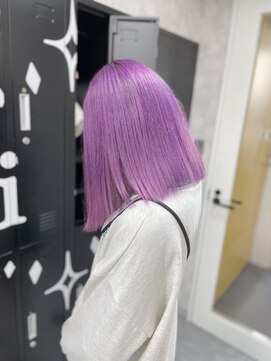 ワンズミラー 立川(ONE'S MIRROR) パープルカラー/イメチェン/美肌カラー[立川駅/ケアブリーチ]