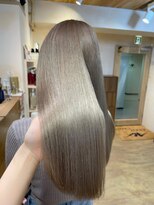 アンククロス 表参道(ANKH CROSS)&nbsp;ブリーチ2回くすみミルクティーベージュ