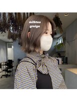 ミント(mint)&nbsp;【 王道くすみカラー！ミルクティーグレージュ 】