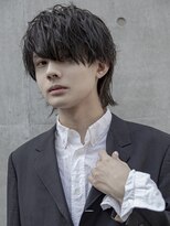 小久保Style☆波巻きハイライト束感ツーブロックマッシュパーマ