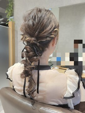 リップル(Ripple) 【海浜幕張 Ripple】細ベロア×ガーリーな編み下ろし