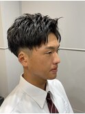 アップバングショート