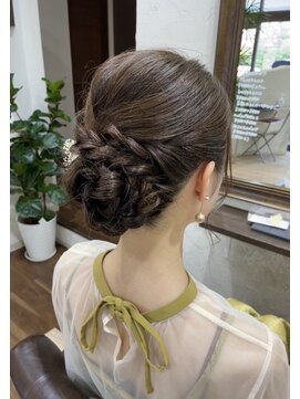ヘアーアンドスパ ルーチェ(hair&spa Luce) お呼ばれヘアセット