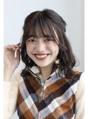 【不動前美容室】ミディアム・ハーフアップ