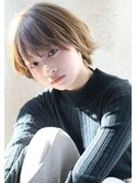 【SeeK NEXT】ことりベージュ×マニッシュショートボブ