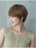 大人かわいいショートヘア似合わせカットイメチェン小顔