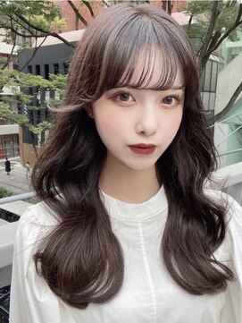 コア 銀座(COA) ハッシュカット/フルバング/似合わせカット/レッドブラウン/銀座