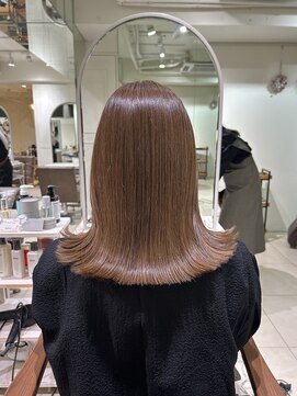 フォルテ 横浜店(FORTE) ブリーチなしカラー　オリーブベージュ