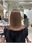 ブリーチなしカラー オリーブベージュ