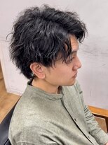 デプト(DEPT.)&nbsp;ツイストスパイラルパーマ/センターパート/佐賀メンズパーマ