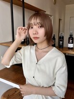 メルト(melt) #顔まわりレイヤー #ぱつっとボブ