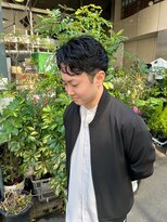 リール(rire)&nbsp;rireニュアンスパーマカルマパーマベリーショートダークアッシュ