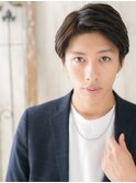 アップバング大人かっこいい伸ばしかけ韓国ヘアX上尾