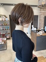 30代/40代/50代/絶壁解消/白髪ぼかし/大人小顔ショート【井川】