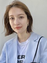 春ののイメチェンヘア外ハネボブ銀座