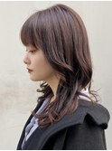 イメチェンレイヤーロングミディアムハッシュカット20代30代