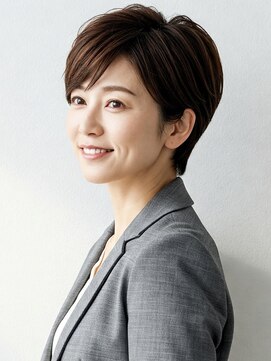 ビュートリアム265(BEAUTRIUM 265) 40代/50代/60代ひし形小顔ショートボブ絶壁解消白髪ぼかし△7