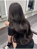 アッシュグレーレイヤーカットアッシュ20代30代40代韓国ヘア艶髪