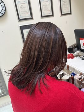 メビウス(Mebius) ハイライトをたっぷり入れたチョコレートブラウンカラー