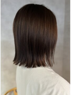 エンクス(enx) 艶感！大人の切りっぱなし風外はねボブ