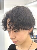 シャドウパーマ/無造作/マッシュカット