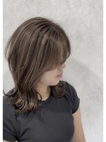 クローニー(Crony) 白髪ぼかしハイライト×シルキーグレージュ