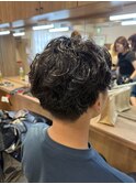 メンズ　爽やかスパイラルマッシュ
