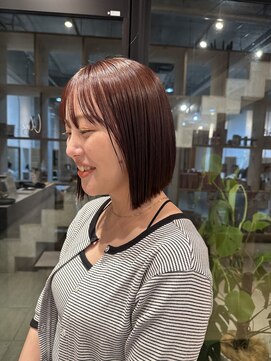 アンガーデン(Une GARDEN) ボブ/ぷつっとボブ/暖色カラー