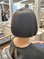 キャラ シャローネ 池袋(Chara Chalone)&nbsp;切りっぱなしボブ/ナチュラルブラウン/髪質改善【池袋/本松】