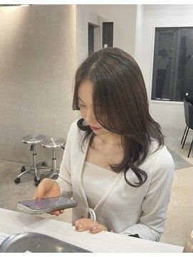 ソワンドゥブレスシエン 堀江店(soin de brace CIEN) 韓国風顔周りレイヤー×chocolate brown