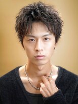 MEN'S HAIR BLEACHi 岐阜柳津店【メンズ ヘア ブリーチ】【4月29日オープン（予定）】&nbsp;【BLEACHi】ソフトツイストアップバング【numberA.×BLEACHi】