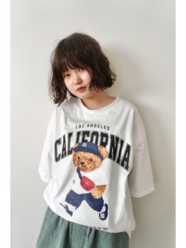 ヘアーリゾート ビッグアップ(hair resort Big up) ふんわり可愛い◎柔らかボブパーマ